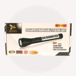 مصباح يدوي شمسي قابل لإعادة الشحن 3 في 1 لوحة تعمل بالطاقة الشمسية مصباح يدوي LED