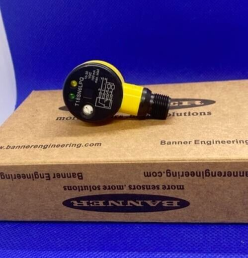 Tel 763.544.3164  38511 Banner T18SN6LPQ Photoelectric Sensor 10-30 VDC T18SN6