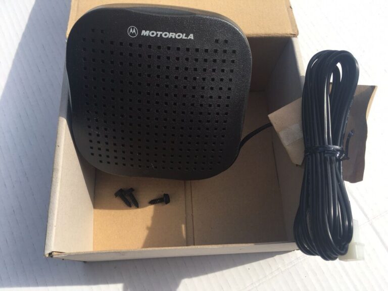 HSN4038A  Motorola HSN4038A 8 Ohm Remote External Radio CDM Speaker CB Radio