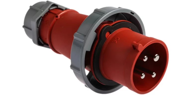 plug 380-440V~50-60 HzMENNEKES, AM-TOP IP67 Red Cable Mount 4P Industrial Power Plug, Rated At 32A, 400 → 440 V